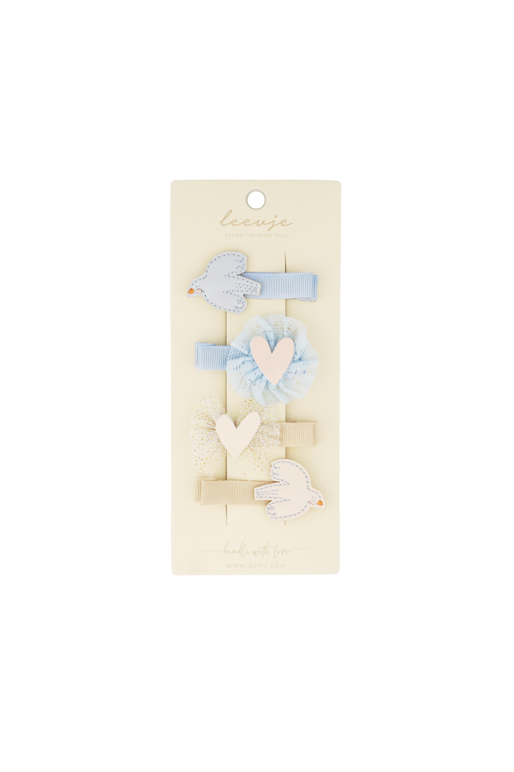 Haarspangen 'Bird and Heart Clips'