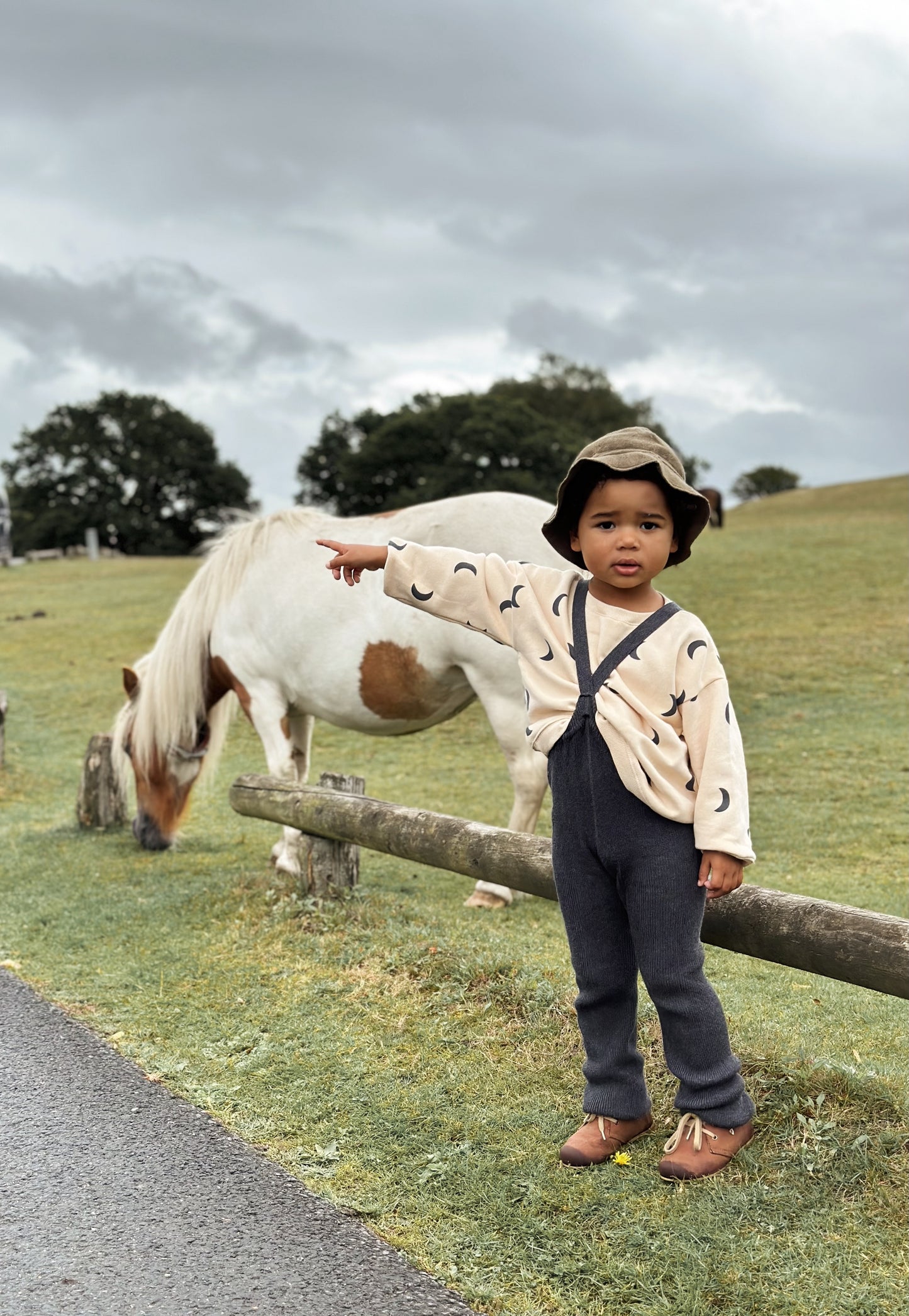 Strumpfhose Roomy Footless 'Dark Grey Blend' - The Little One • Family.Concept.Store.