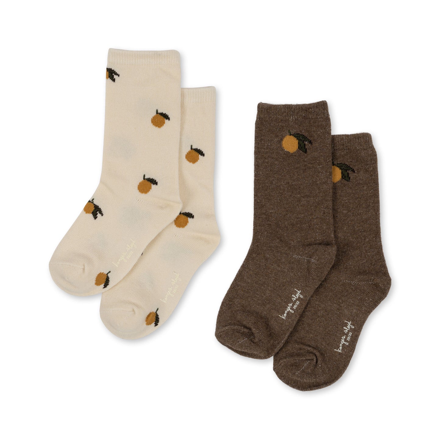 2er-Pack Jacquard Socken 'Lemon'