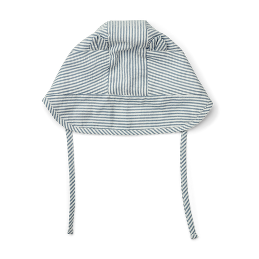 Gestreifter Sonnenhut Rae mit Ohren 'Blue Wave/Creme de la Creme'