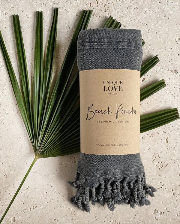 Beach Poncho 'Graphite Grey' - The Little One • Family.Concept.Store.