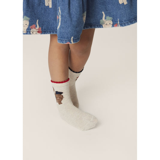 2er-Pack Lapis Socken 'Cat/Flower' - The Little One • Family.Concept.Store.