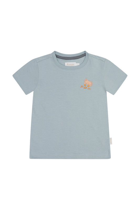 Unisex T-Shirt 'Crab' Blue