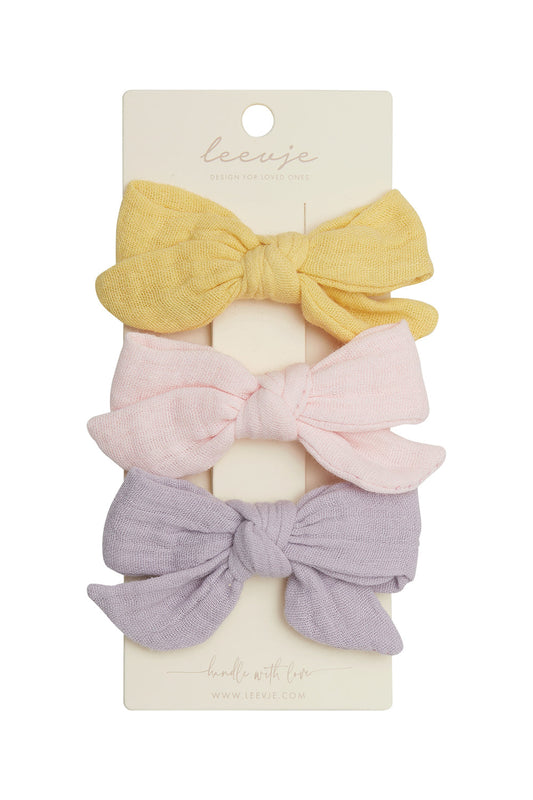 Haarspangen 'Muslin Summer Bows'