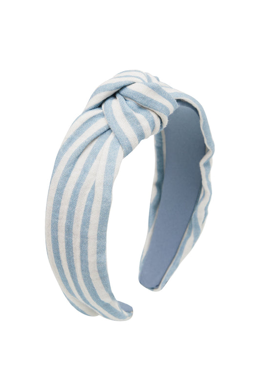 Haarreif 'Blue Stripes'
