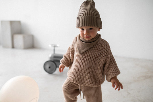 2er-Set Dreiecktstücher Lecce 'Olive/Chestnut' - The Little One • Family.Concept.Store.
