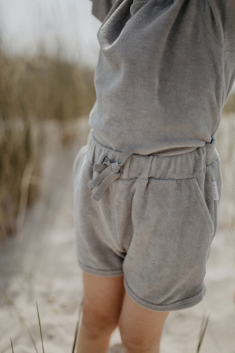 Frottee-Shorts 'Soft Green'