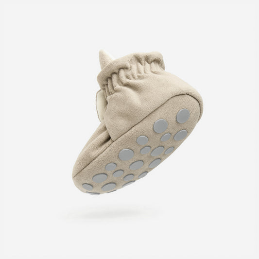 Sonderedition Gamuza Booties Gripper 'Ivory' - The Little One • Family.Concept.Store.