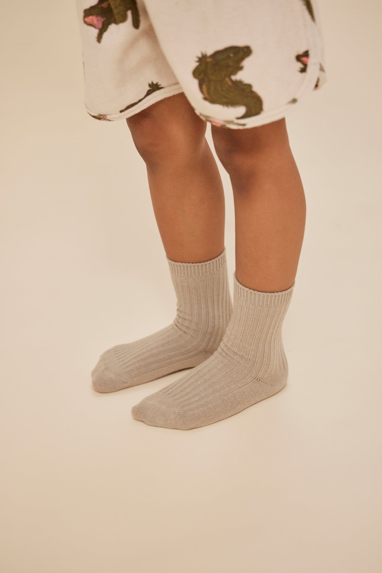 3er Pack Ripp-Socken 'Soft Grey/Ment/Brown'