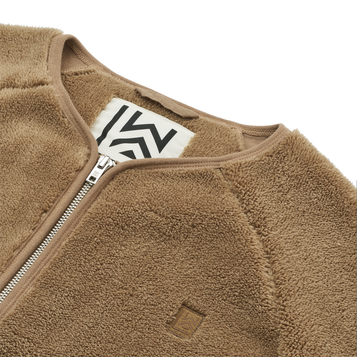 Jacke aus Teddyplüsch Calina Adult 'Oat'
