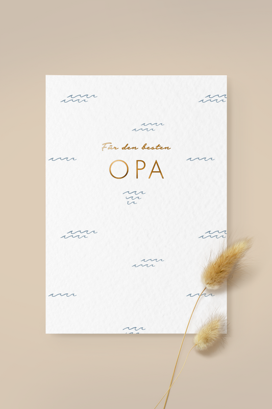 Grußkarte 'Opa'