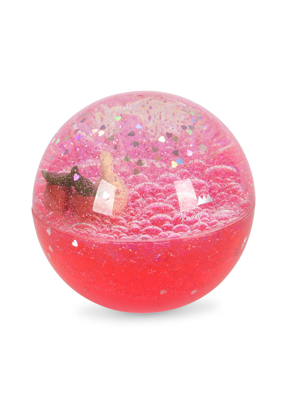 Glitter Wasserball 'Cherry'