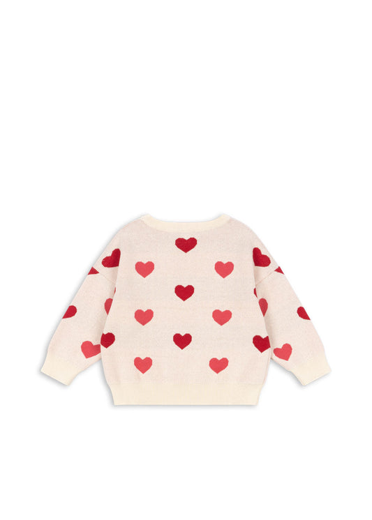 Strickpullover Lapis 'Coeur Coloré Duo Pink'