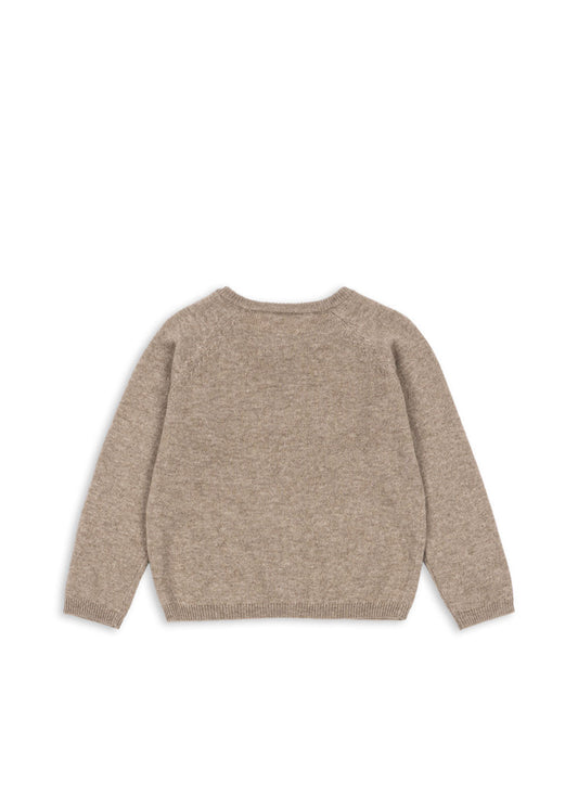 Strickjacke Mattou 'Light Brown'