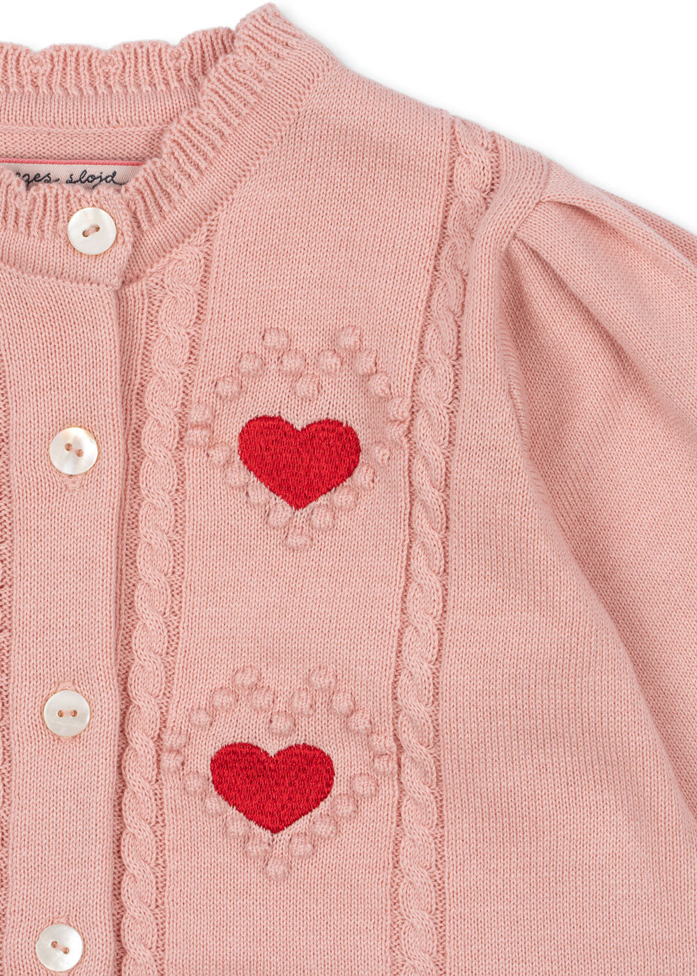Strickjacke Soleil 'Silver Pink'