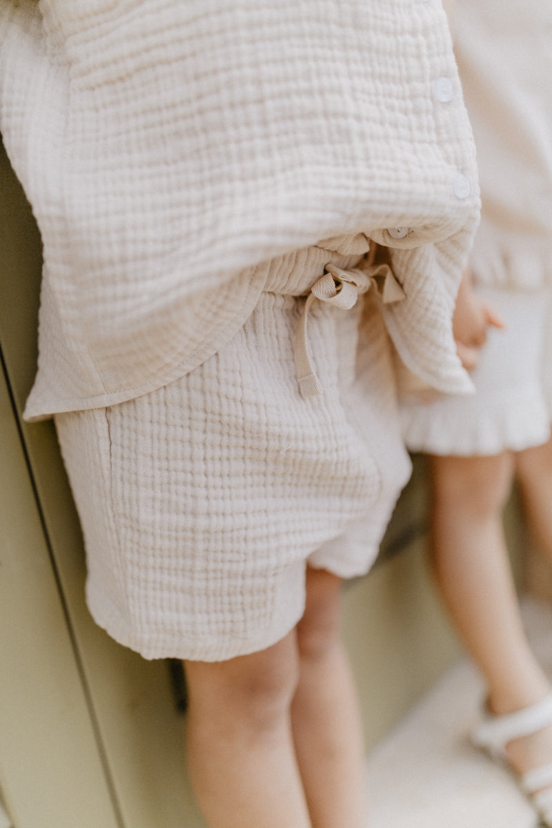 Pyjama-Set Kurz 'Cappuccino'