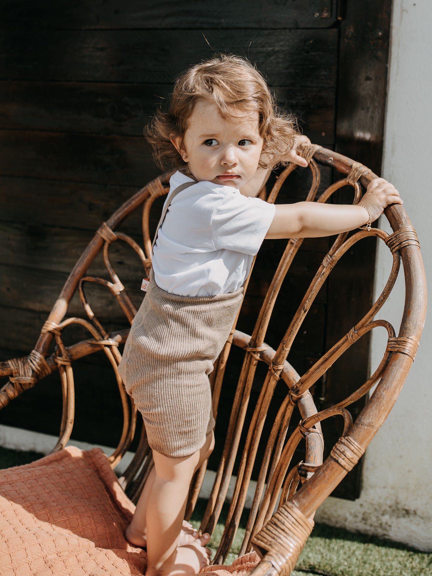 Strumpfhose Shorty 'Peanut Blend'