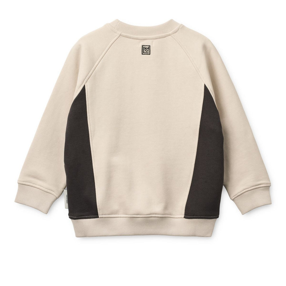 Sweatshirt Aude Panda 'Sandy/Dark Grey'