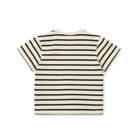 Stripe T-Shirt Sixten 'Classic Navy/Creme de la Creme'