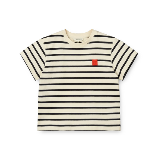 Stripe T-Shirt Sixten 'Classic Navy/Creme de la Creme'