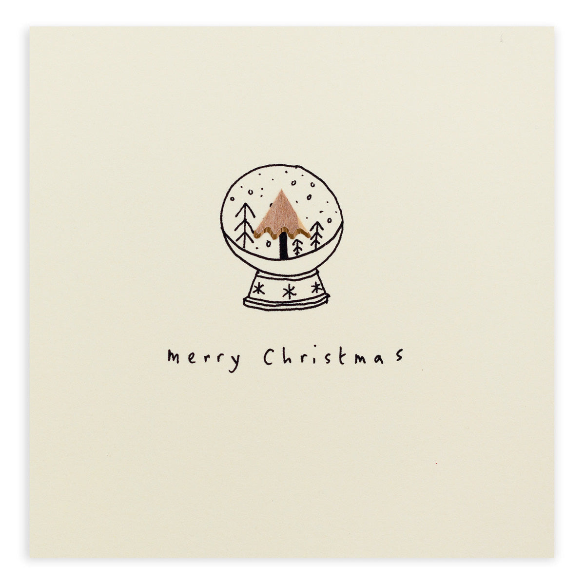 Grußkarte 'Christmas Snow Globe'