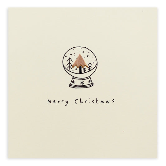 Grußkarte 'Christmas Snow Globe'
