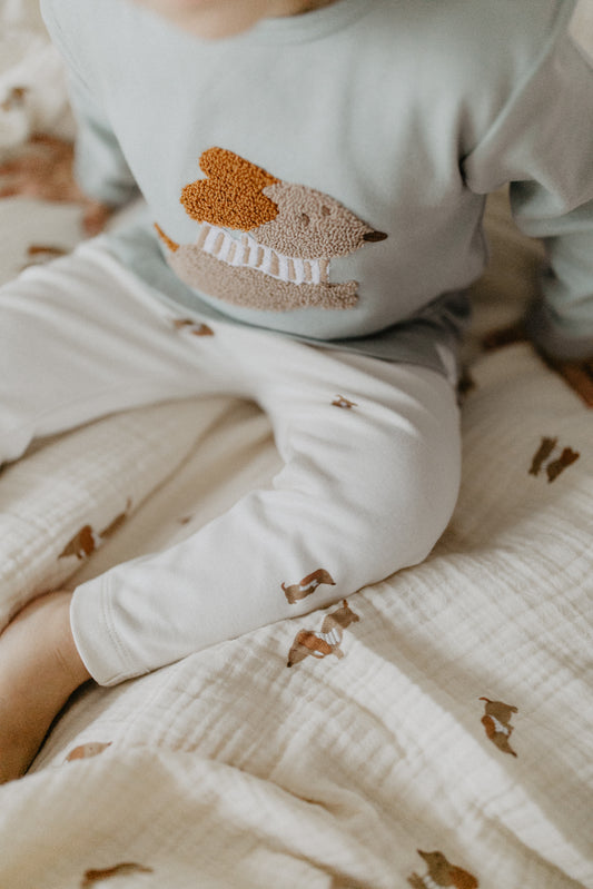 Pyjama-Set aus Baumwolle 'Terry Dog'