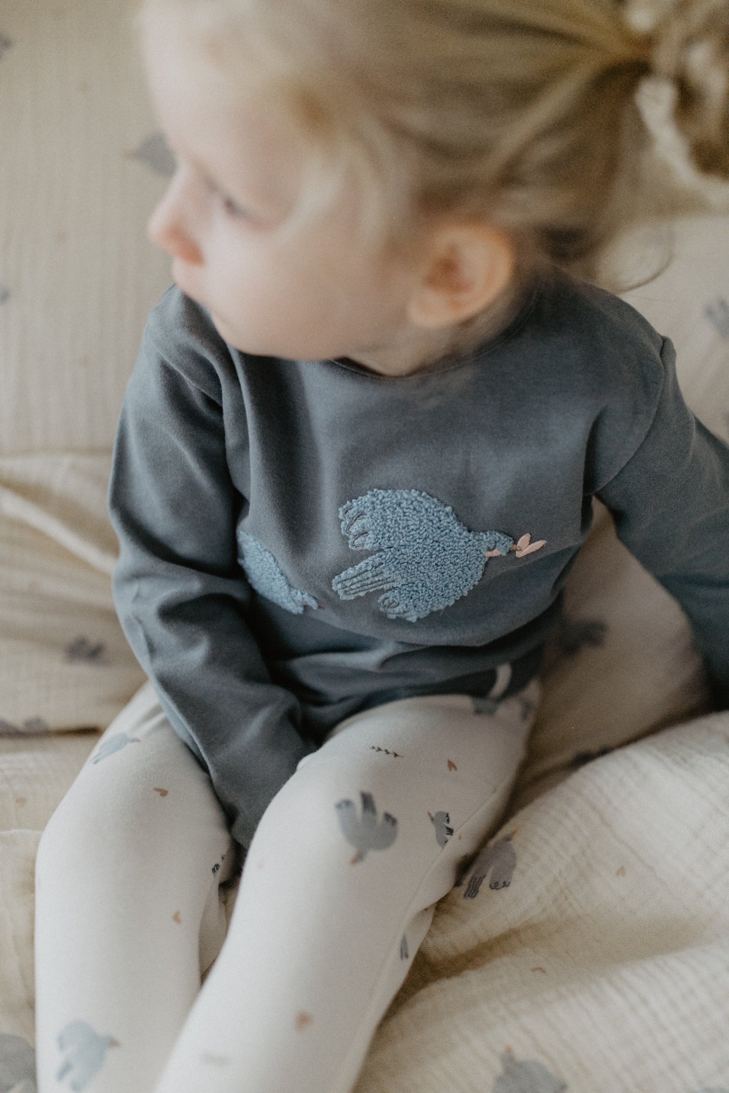 Pyjama-Set aus Baumwolle 'Birds'