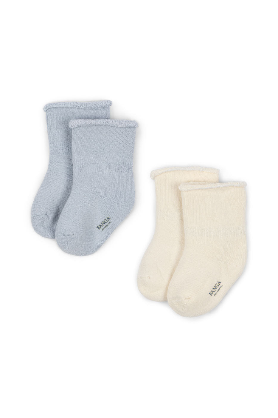 2er-Pack Frottee Socken Vicino 'Gray Dawn'