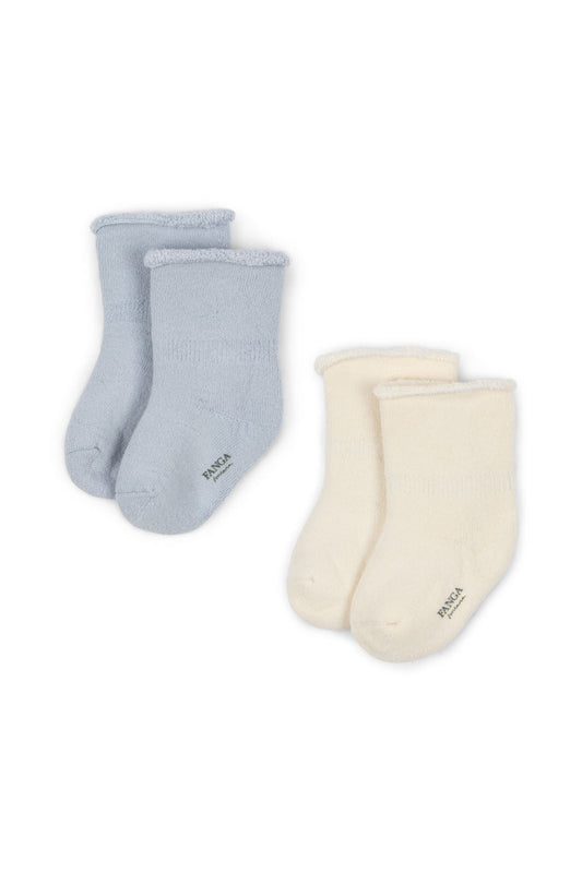 2er-Pack Frottee Socken Vicino 'Gray Dawn'