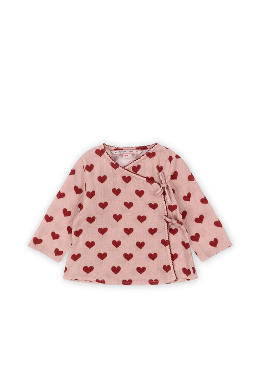 Ruffled blouse Coco 'Coeur Eclipse'