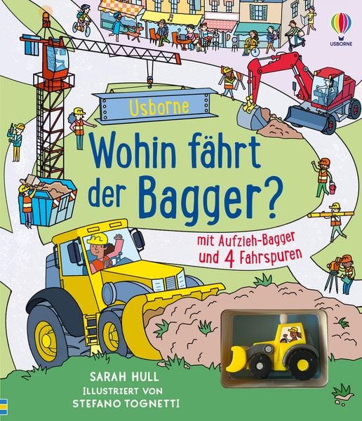 Fahrspurenbuch • Wohin fährt der Bagger?
