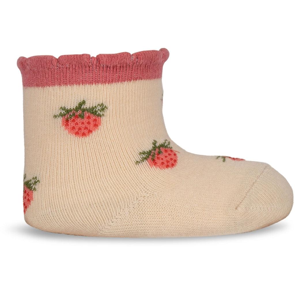 2er-Pack Jacquard Socken 'Strawberry Pink' - The Little One • Family.Concept.Store. 