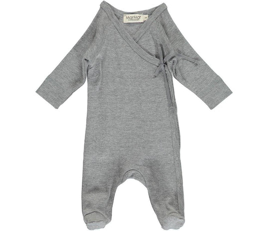 Wickelstrampler 'Grey Melange' - The Little One • Family.Concept.Store.