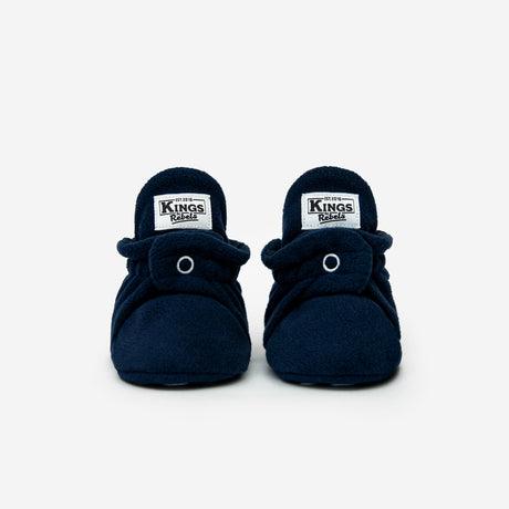 Fleece Booties 'Gripper'- Navy Blue - The Little One • Family.Concept.Store. 