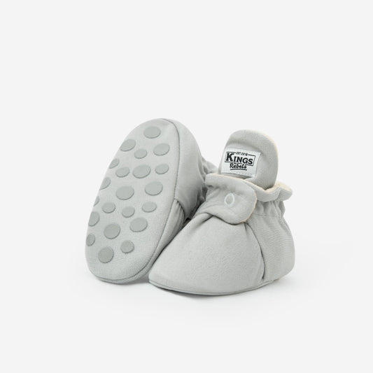 Gamuza Booties Gripper 'Grey' - The Little One • Family.Concept.Store.