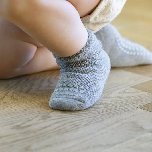 Antirutsch-Socken 'Grey Melange' - The Little One • Family.Concept.Store.
