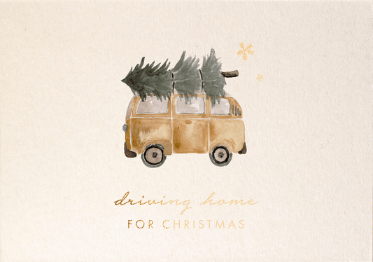 Klappkarte Bus "Driving Home For Christmas" - The Little One • Family.Concept.Store.