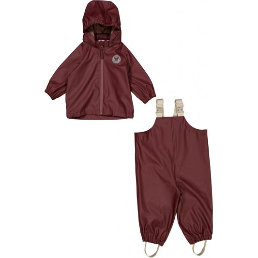 Regenbekleidung 'Charlie' • Maroon - The Little One • Family.Concept.Store.
