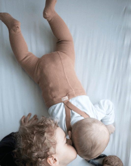 Strumpfhose Footed 'Light Brown' - The Little One • Family.Concept.Store.