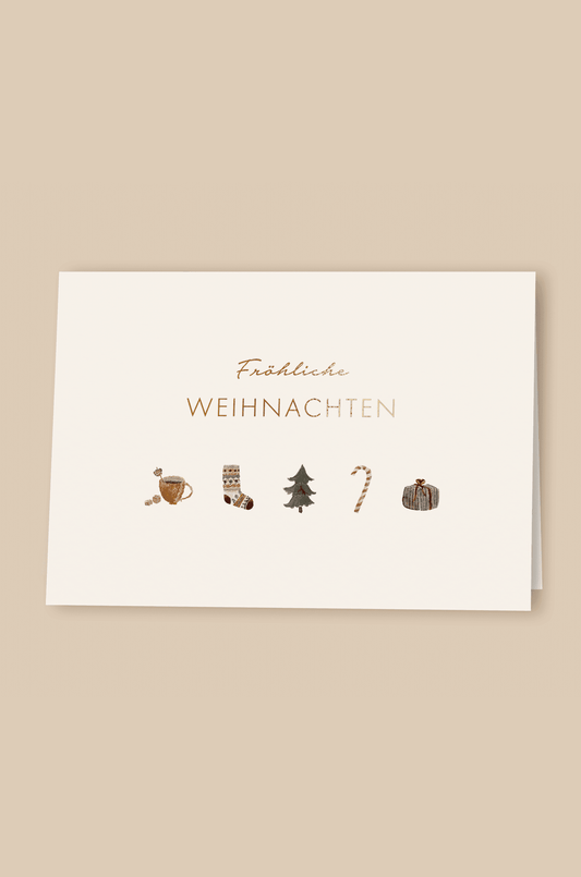Klappkarte "Fröhliche Weihnachten" - The Little One • Family.Concept.Store.